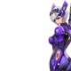 In case you couldn’t tell from the purple, spider and prominent ass, this is Widowmaker.